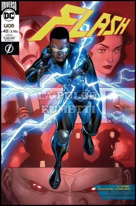 FLASH #    96 - FLASH 40 - VARIANT FULMINE NERO